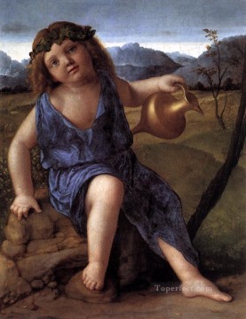 Giovanni Bellini Painting - Young Bacchus Renaissance Giovanni Bellini